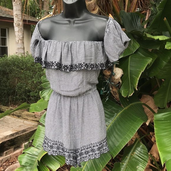 American eagle gingham romper - Picture 2 of 7